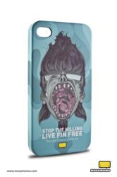 Mocamomo's "Sharkface" iPhone 4/4S Protective Case